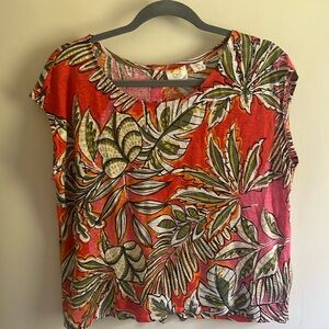 Women’s 100%linen shirt C&C California medium